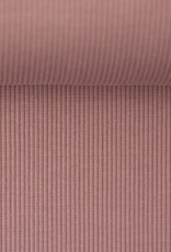 Boordstof rib oudroze