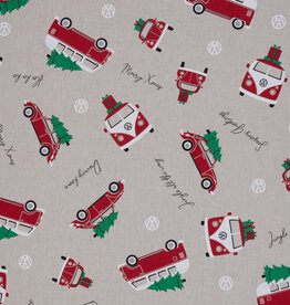 Canvas volkswagen kerst