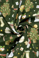 Jogging donker groen vintage kerst