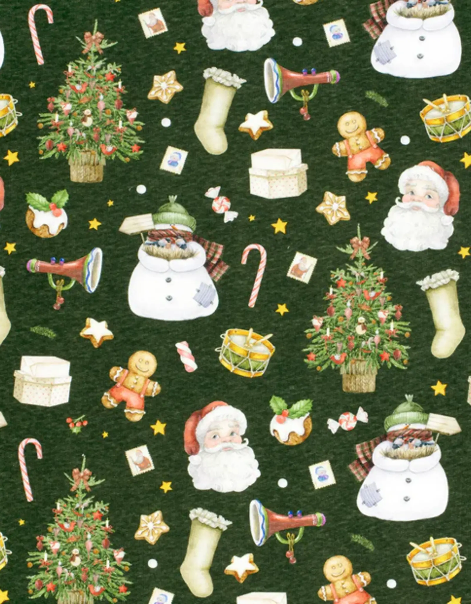 Jogging donker groen vintage kerst