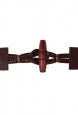 Houtje- touwtje Donker bruin per setje