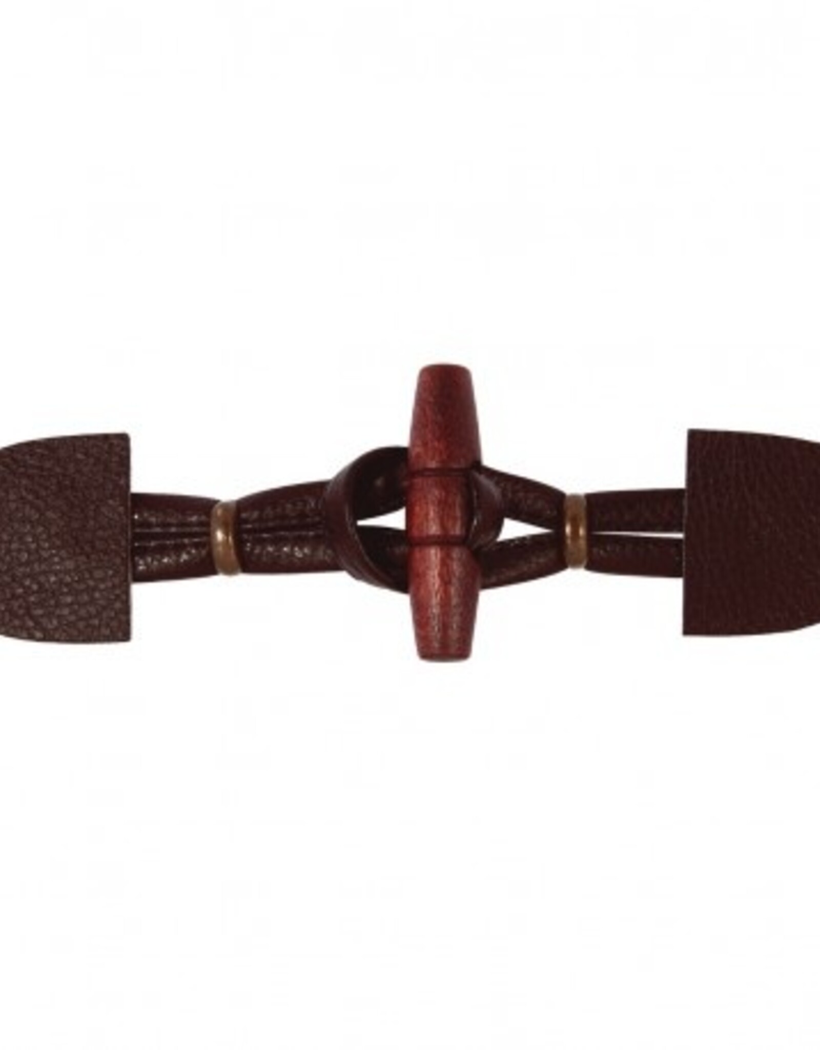 Houtje- touwtje Donker bruin per setje