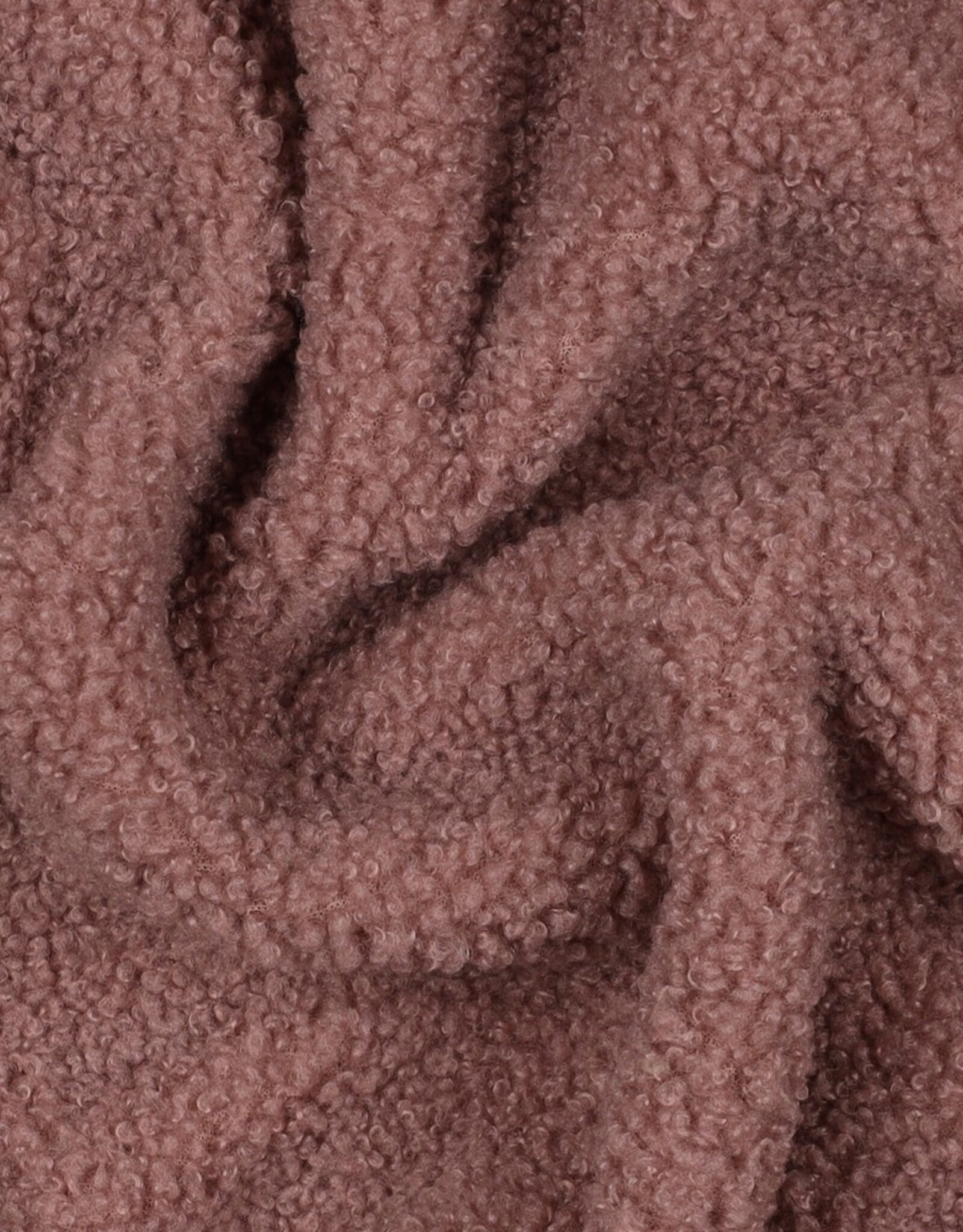 Teddy fleece boucle dubbelzijdige blush