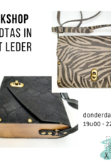 workshop Workshop  handtas in echt leder 18/12  (via betaallink) vanaf 100€