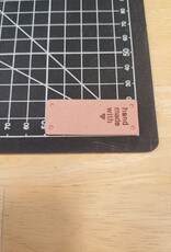 Label handmade with love leder pastel set 5 stuks