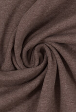 Boordstof uni bruin melange Boordstof uni bruin melange