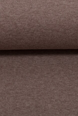 Boordstof uni bruin melange Boordstof uni bruin melange