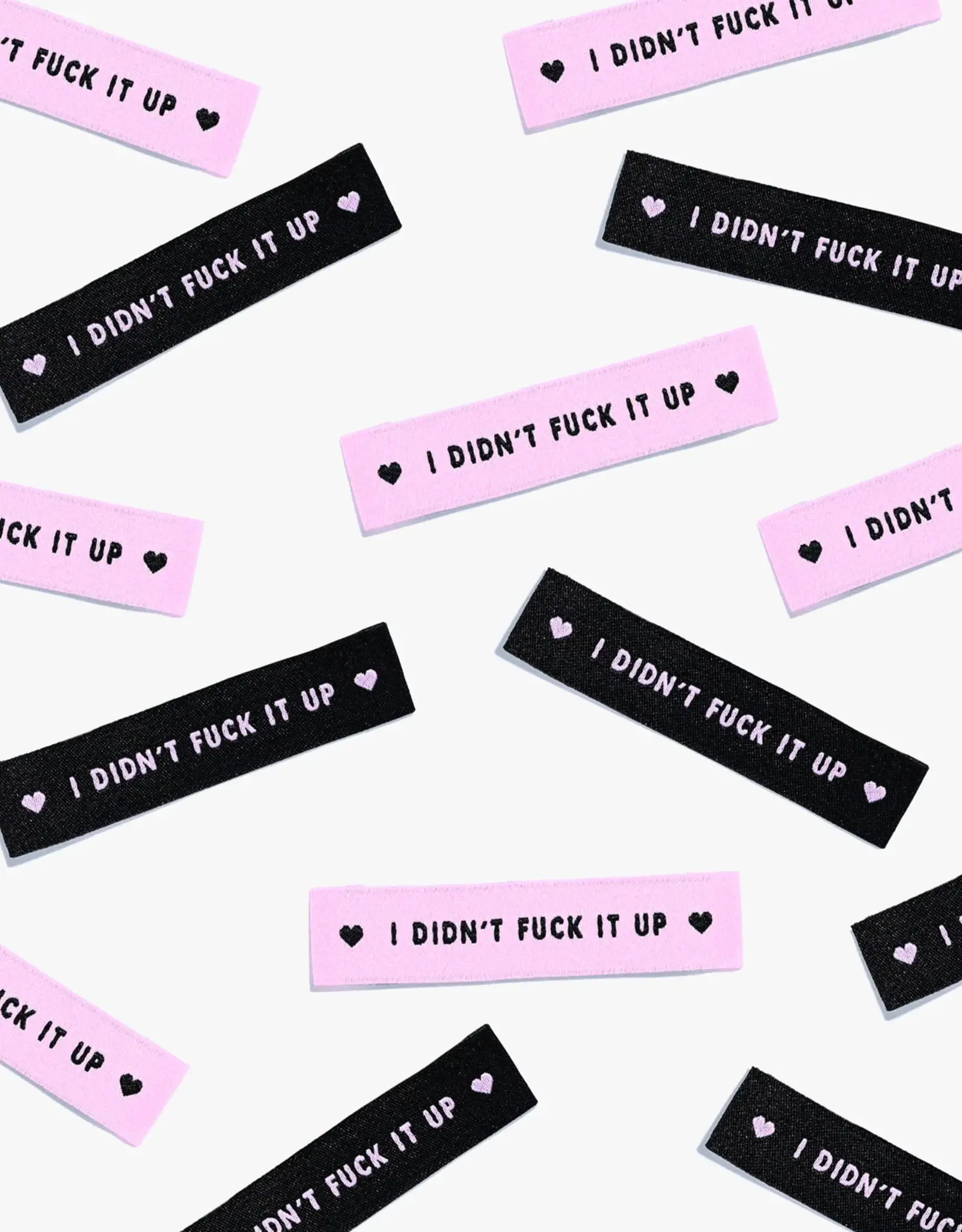 I didn't fuck it up -labels - 6 stuks innaailabels