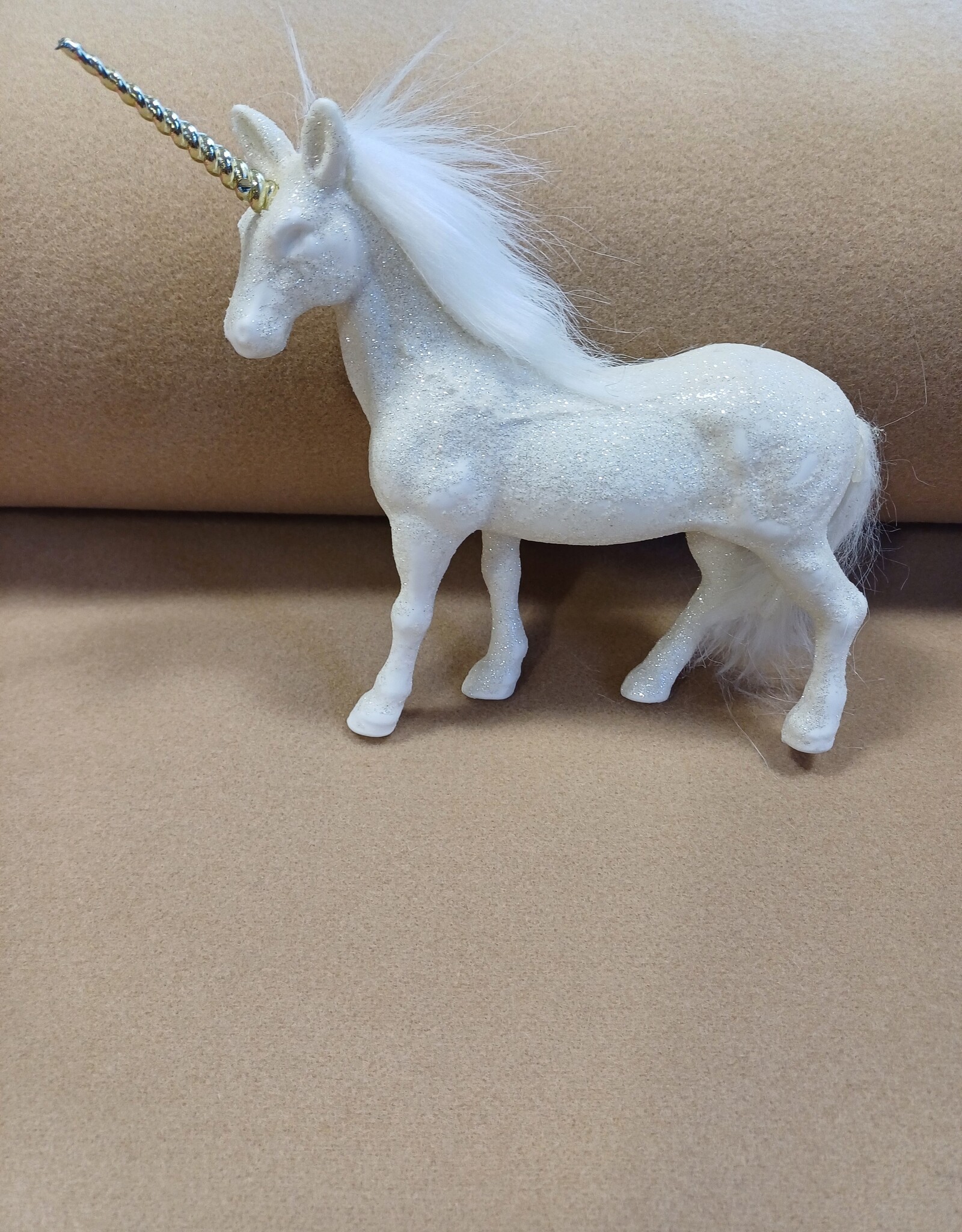 Mantelstof Kasjmier  wolvilt beige