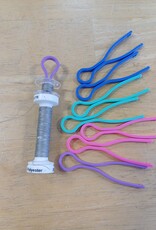 Spoelenhouder kunststof assortiment kleuren 8 stuks Spoelenhouder kunststof assortiment kleuren 8 stuks