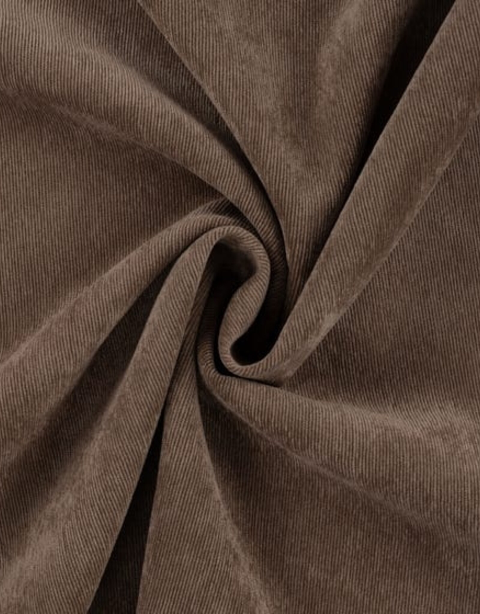Corduroy 21w washed look met lichte stretch - taupe