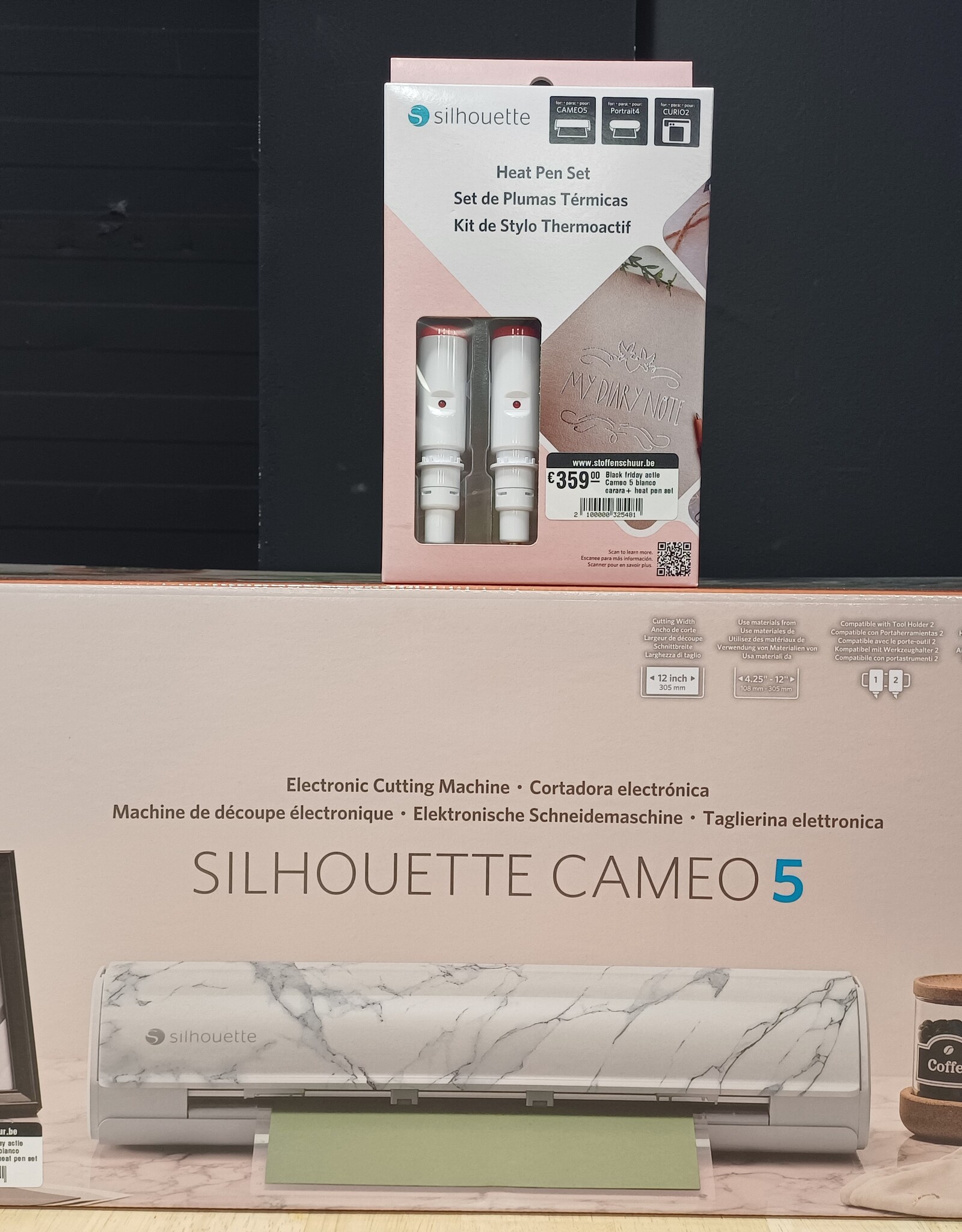 Black friday actie Cameo 5 bianco carara+ heat pen set