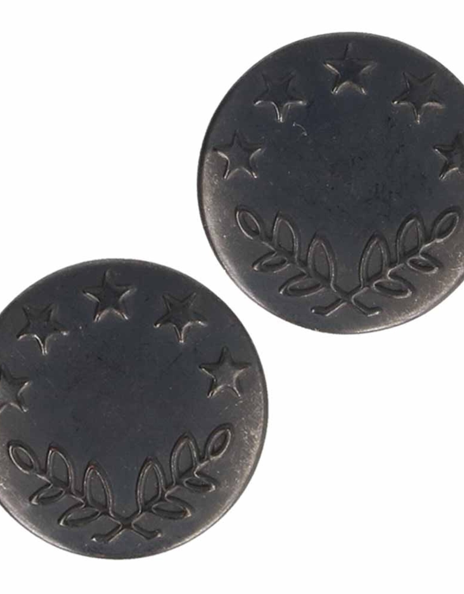 Milward Jeansknopen  zwart 16mm per 8 stuks