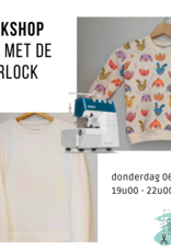 Workshop trui naaien met de overlock 6/02/2025