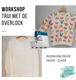 workshop Workshop trui naaien met de overlock 6/02/2025