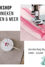 workshop Workshop  technieken ritsen & knopen 6/03/2025