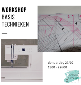 workshop Workshop  technieken basis 27/02/2025