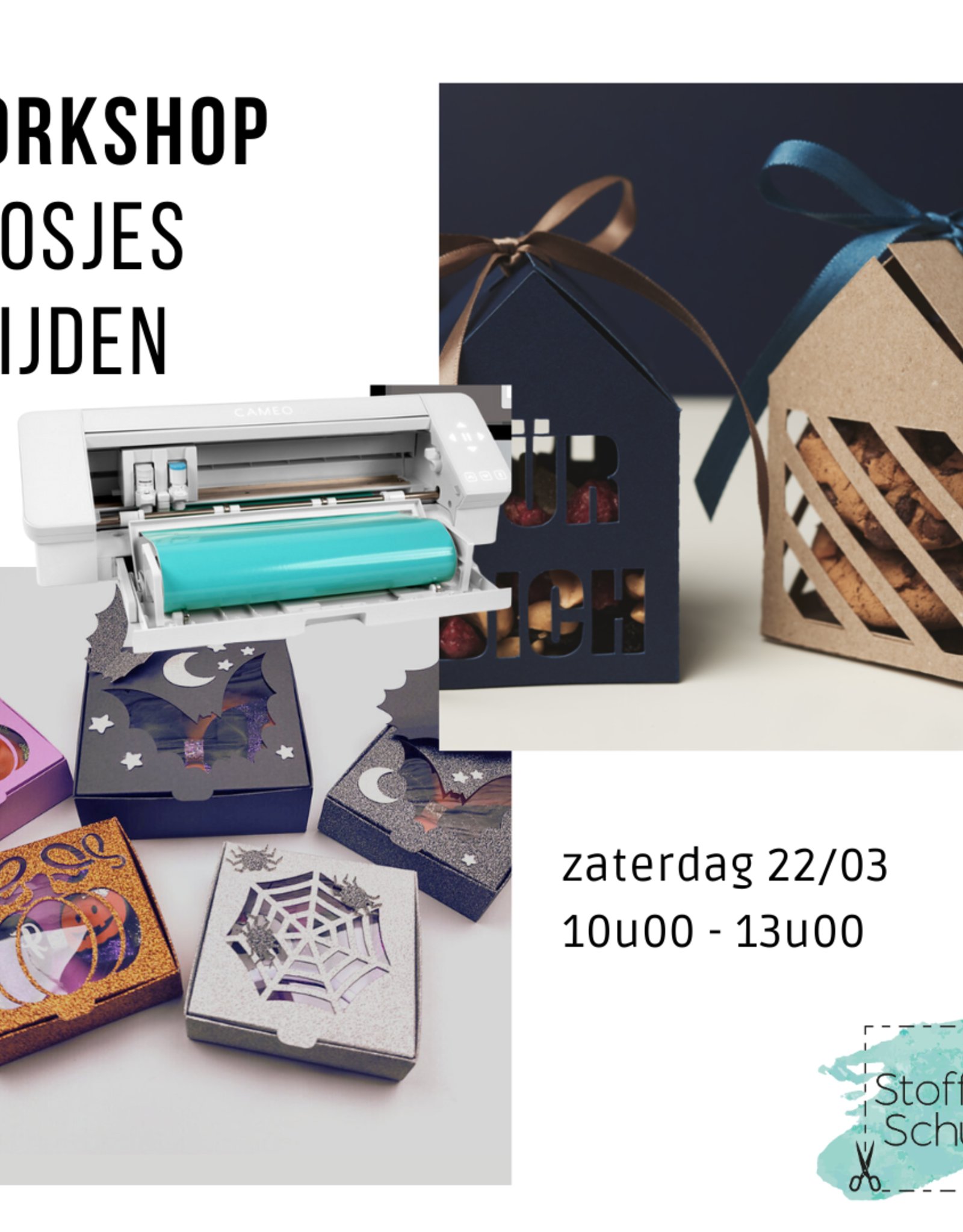 workshop Workshop doosjes snijden 22/03/2025