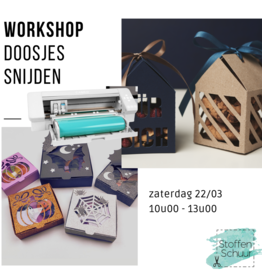 workshop Workshop doosjes snijden 22/03/2025