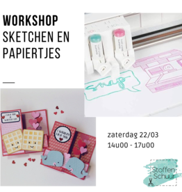 workshop Workshop kaarten maken met gebruik pennen 22/03/2025