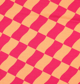 Soft sweat check roze- perzik