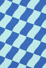 Soft sweat check blauw - mint