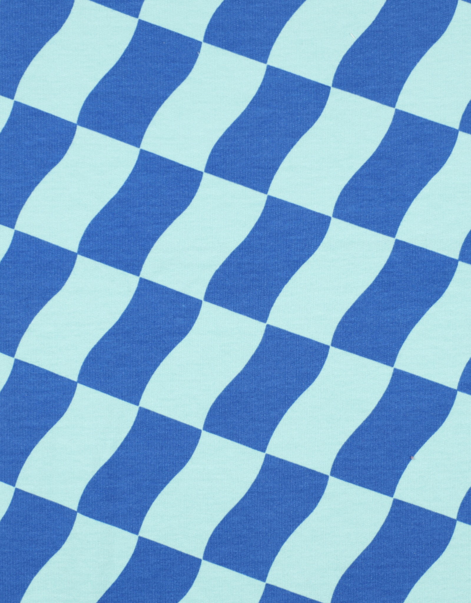 Soft sweat check blauw - mint