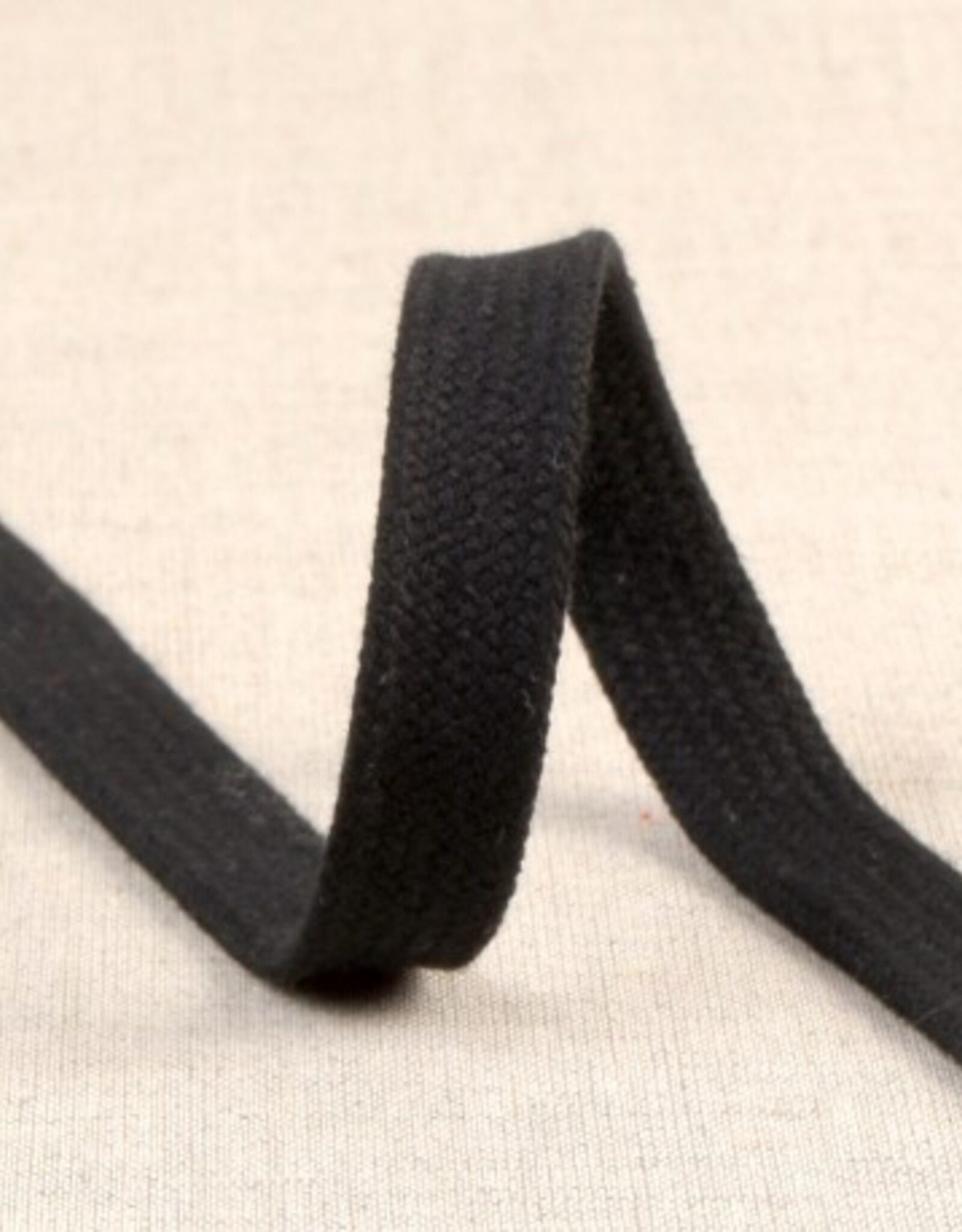 Platte veter 15mm col 0.14 zwart