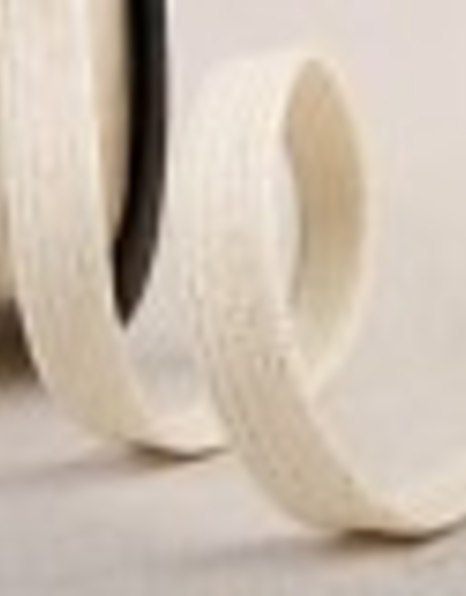 Stoffenschuur selectie Platte veter 15mm Glitter goud col 0.51 ecru