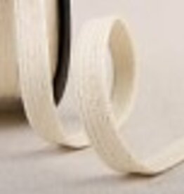 Stoffenschuur selectie Platte veter 15mm Glitter goud col 0.51 ecru