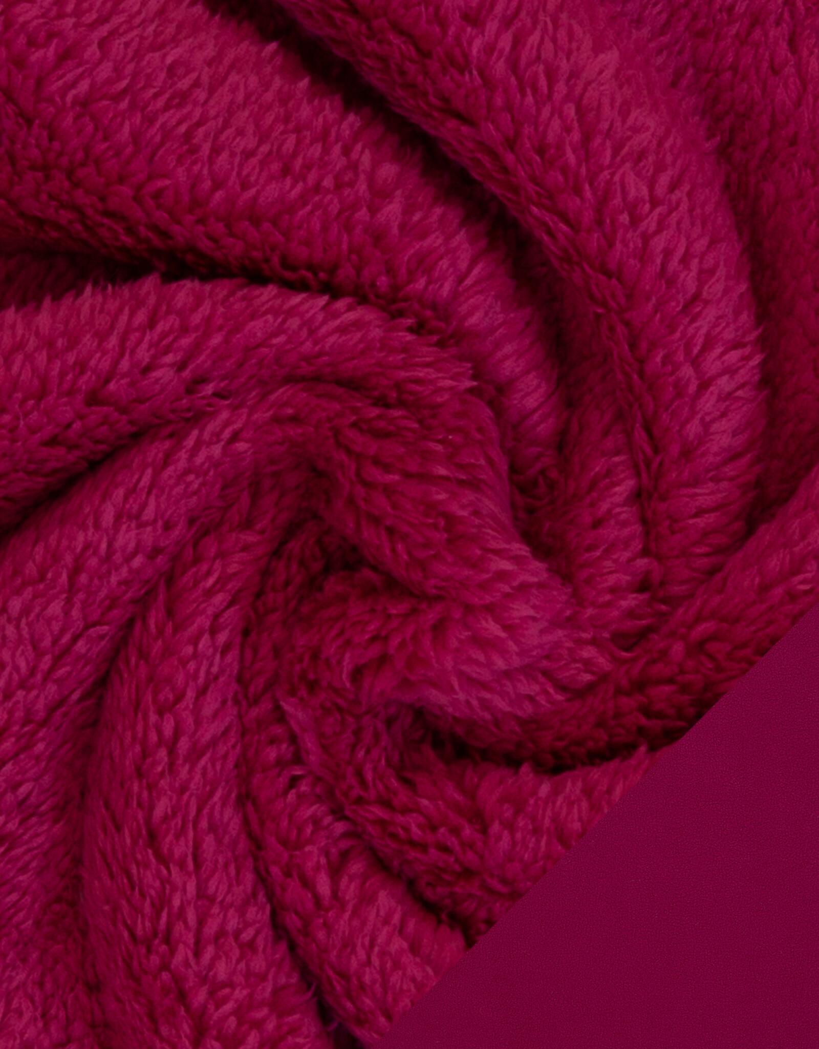 Dubbelzijdige fleece Tamme  Fuchsia