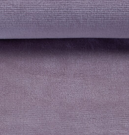 swafing Velvet fijne rib stretch pastel roze