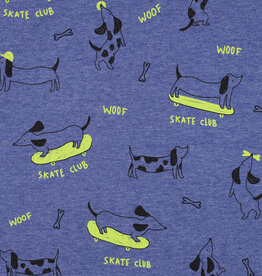 Jersey skate club dogs kobalt melange