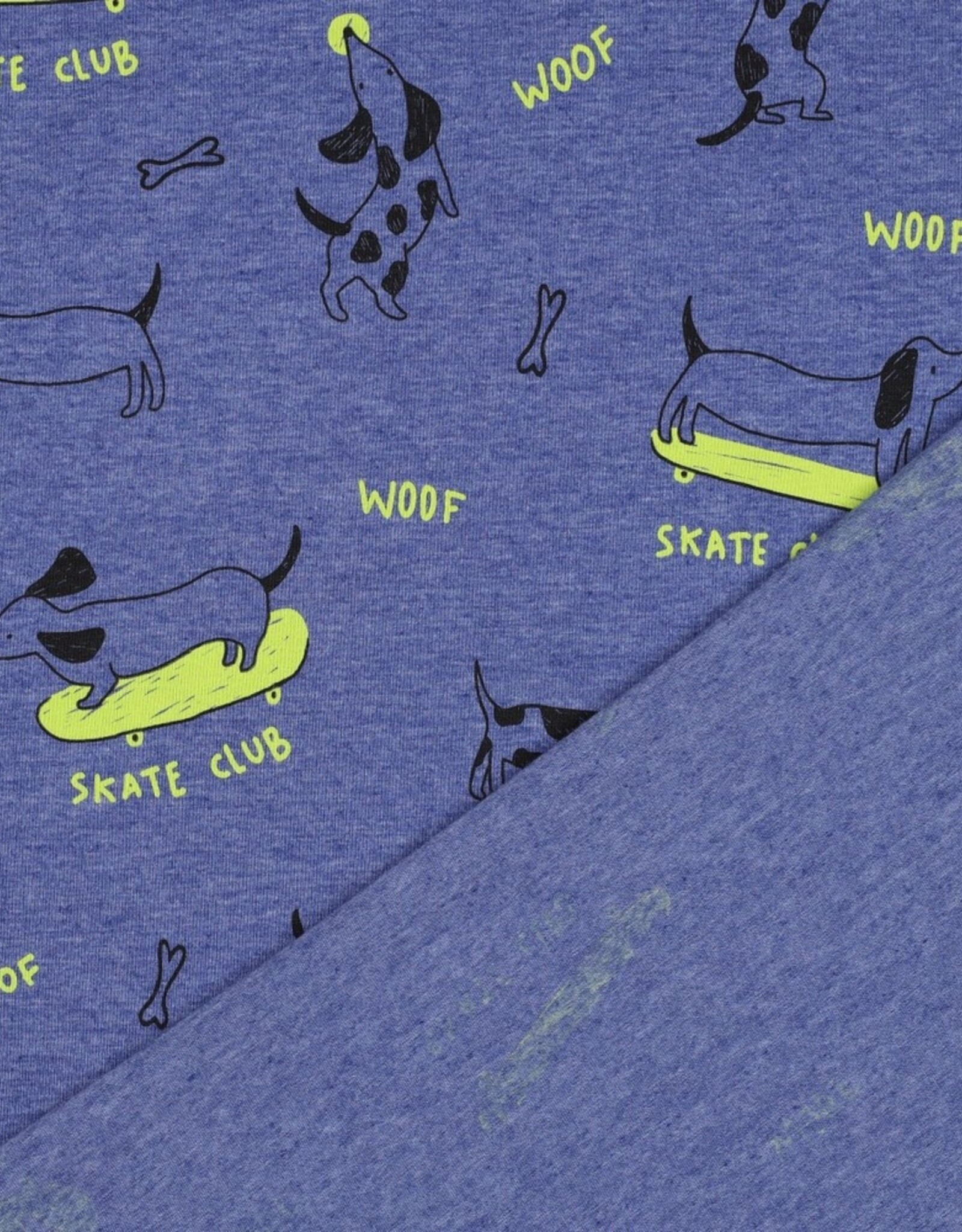 Jersey skate club dogs kobalt melange