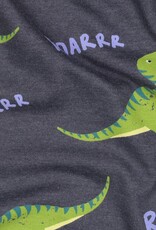 Jersey dinosaurus roarrr melange indigo