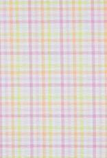 Seersucker katoen check multicolor Seersucker katoen check multicolor