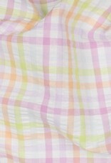 Seersucker katoen check multicolor Seersucker katoen check multicolor