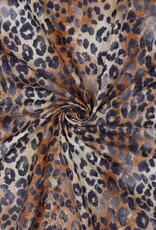 Double gauze digital leopard print Double gauze digital leopard print