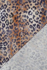 Double gauze digital leopard print Double gauze digital leopard print