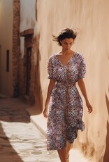 Double gauze digital leopard print Double gauze digital leopard print