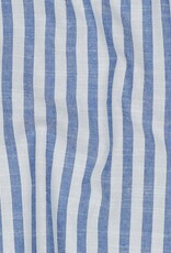 Katoen strepen jeansblauw wit Katoen strepen jeansblauw wit