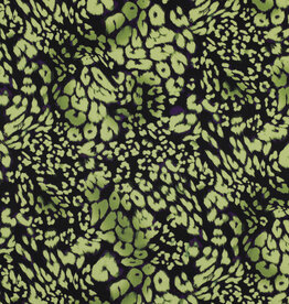 Rosella stretch leopard skin digital lime