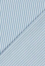 Katoen denim strepen lichtblauw Katoen denim strepen lichtblauw
