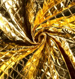 Stepped foildruk ruiten goud