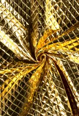 Stepped foildruk ruiten goud Stepped foildruk ruiten goud