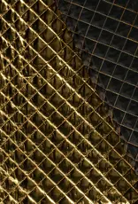 Stepped foildruk ruiten goud Stepped foildruk ruiten goud