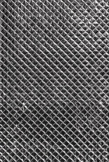 Stepped foildruk ruiten zilver Stepped foildruk ruiten zilver