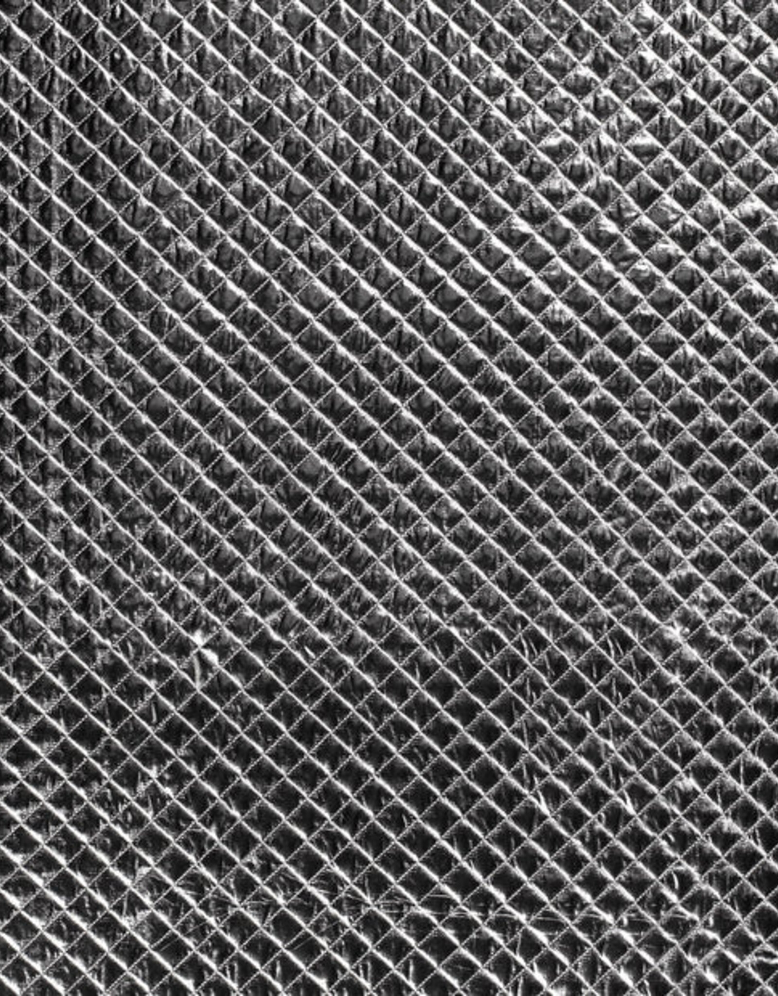 Stepped foildruk ruiten zilver