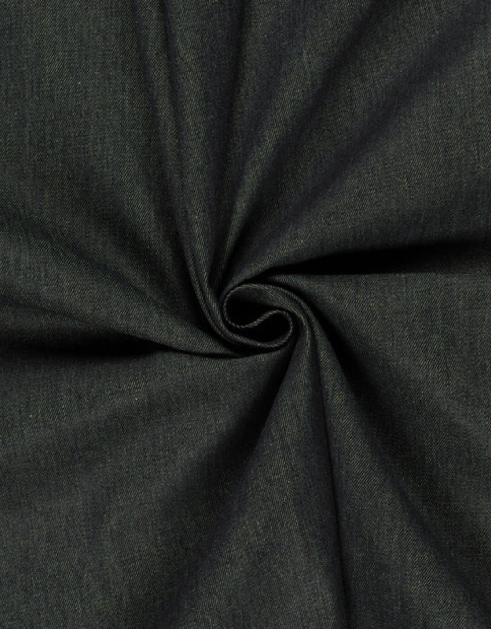 Denim dubbelzijdig  limoen groen