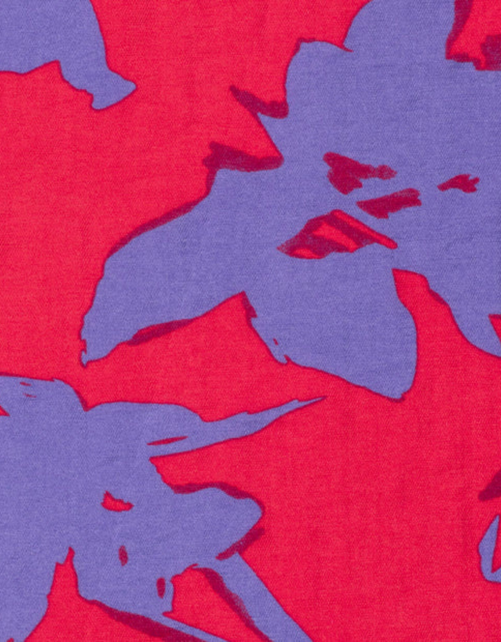 Stoffenschuur selectie Viscose twill  abstract two tone bloemen fuchsia lila